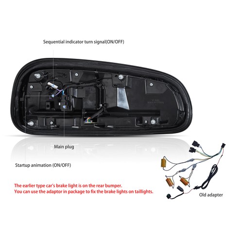 Red LED Tail Lights For Mini Cooper Clubman F54 2015-2023 W/Sequential RearLamps - Picture 9 of 9