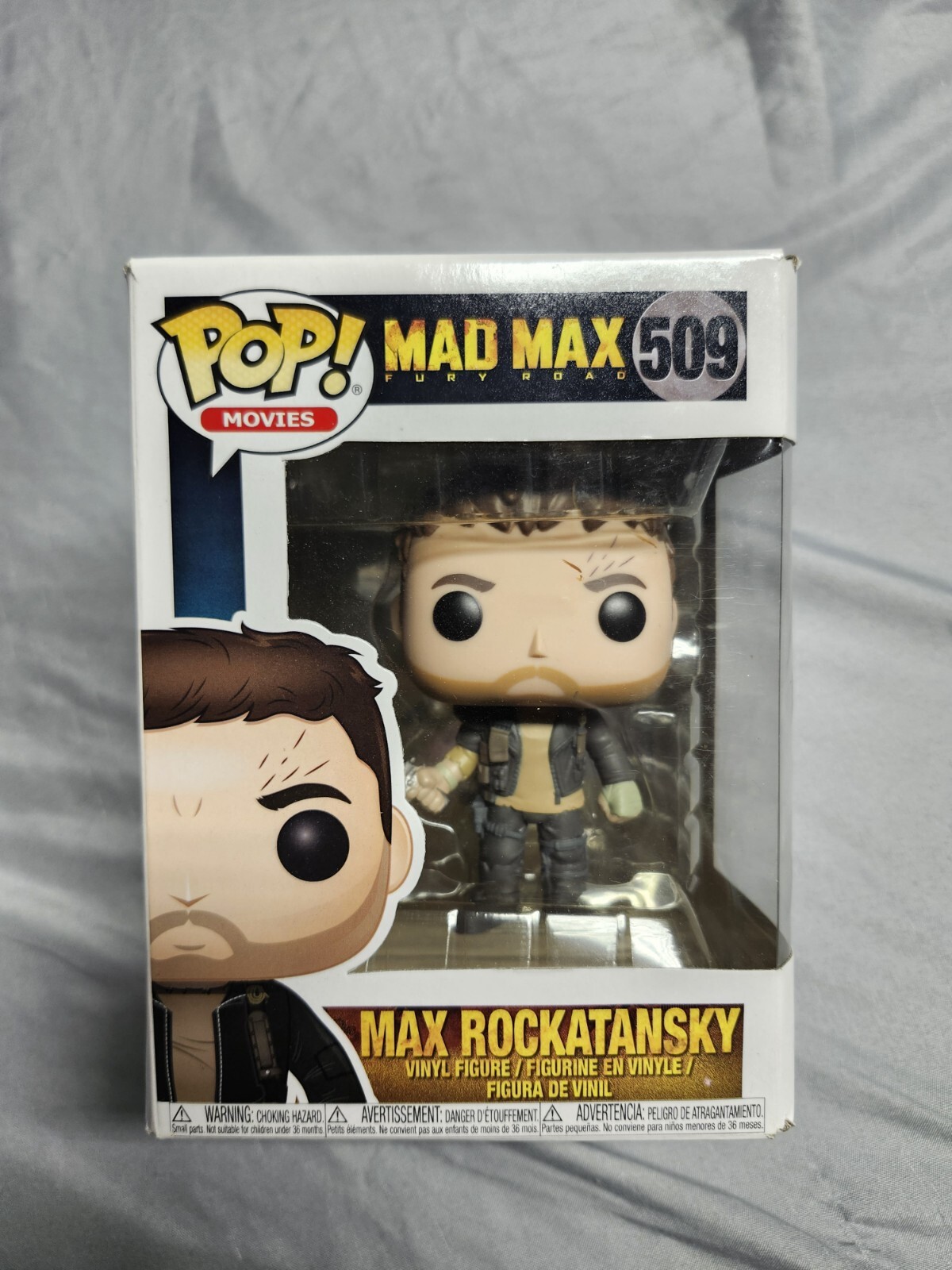 Funko Pop! Vinyl: Mad Max - Max Rockatansky (W/ Gun) #509 Rare Cib Mad Max