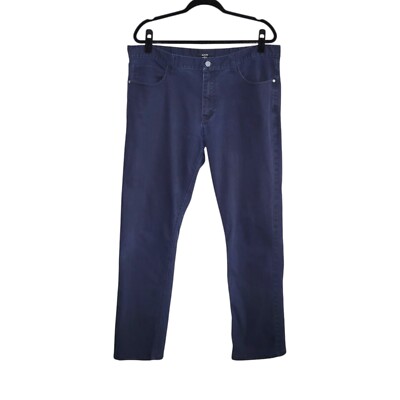 Straight Fit Alfani Pants Mens Jeans Alfani Men's Dark Wash