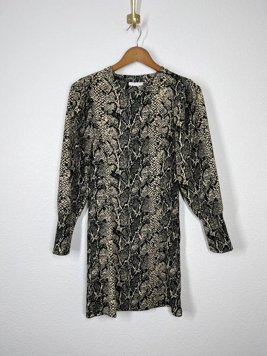 Topshop snake sales shirt dress