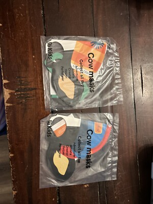Chick-fil-A Cow Paper Face Masks, Set of 2 - Athletes and Performer