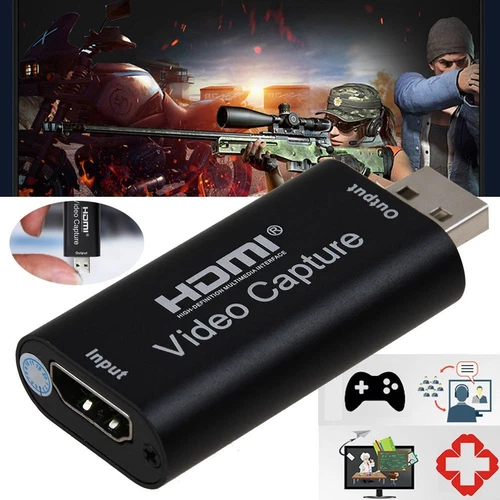 4K HDMI auf USB Video Capture Card 1080P Game Recorder Live Streaming & Recordin - Bild 1 von 7