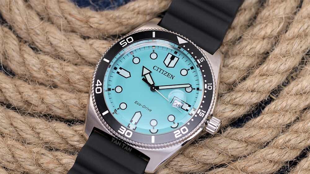 Citizen Eco Drive Rubber Strap Diver Men's Watch AW1760-14X