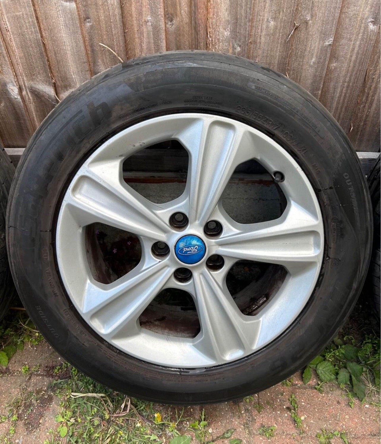 FORD KUGA ALLOY WHEELS &TYRE 235/55/R17 17" 7.5J CJ5C1007B2B MK2 2015