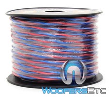 TRUE 16 GAUGE 100 FT SPOOL HIGH DEFINITION TWISTED SPEAKER CAR HOME MARINE WIRE