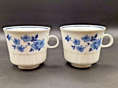 Teacups Pair of Two Vintage CP Colditz German Democratic Republic