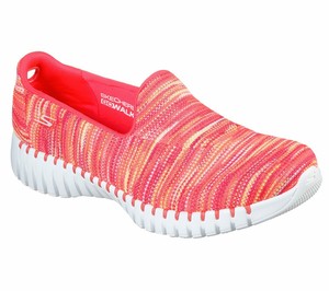 skechers go walk boots mujer naranja