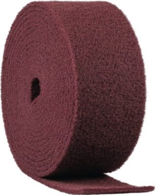 KLINGSPOR 258872 Schleifvliesrolle NRO 400 Länge 10 m Breite 100 mm fine rotbrau