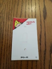  PG&E Vintage Logo Sticker, switch off?