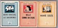 3 Nouveaux Romans Alsatia Pierre Joubert Berthe Bernage Non scout Signe de Piste