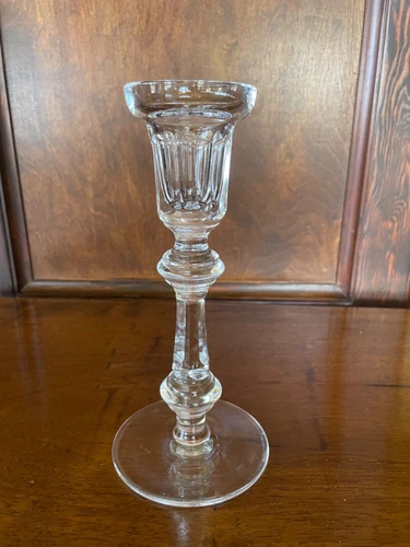 WATERFORD CRYSTAL VINTAGE CANDLESTICK 8"