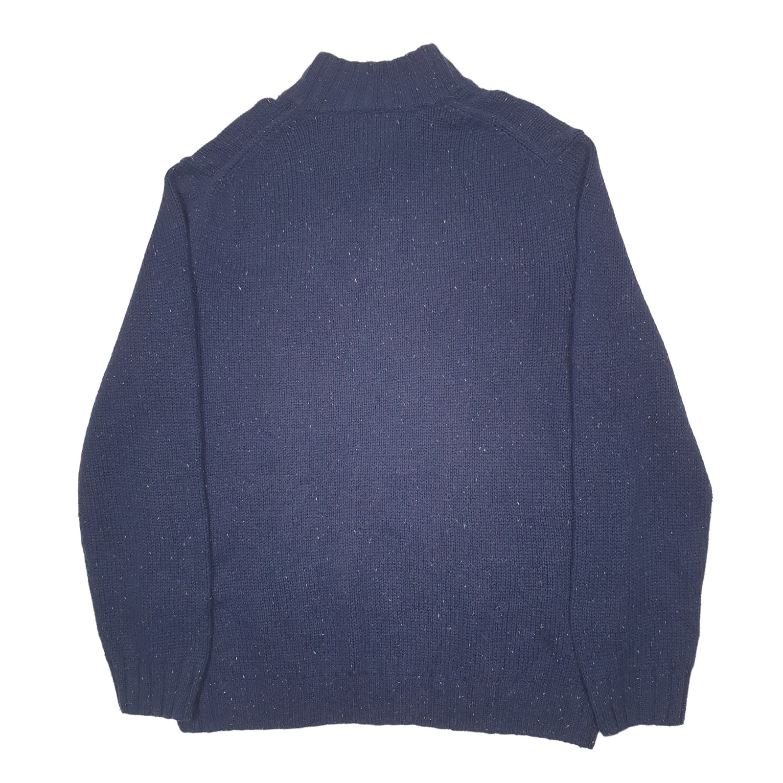 NAUTICA 1/4 Quarter Zip Knit Jumper Sweatshirt Mens XL image 3