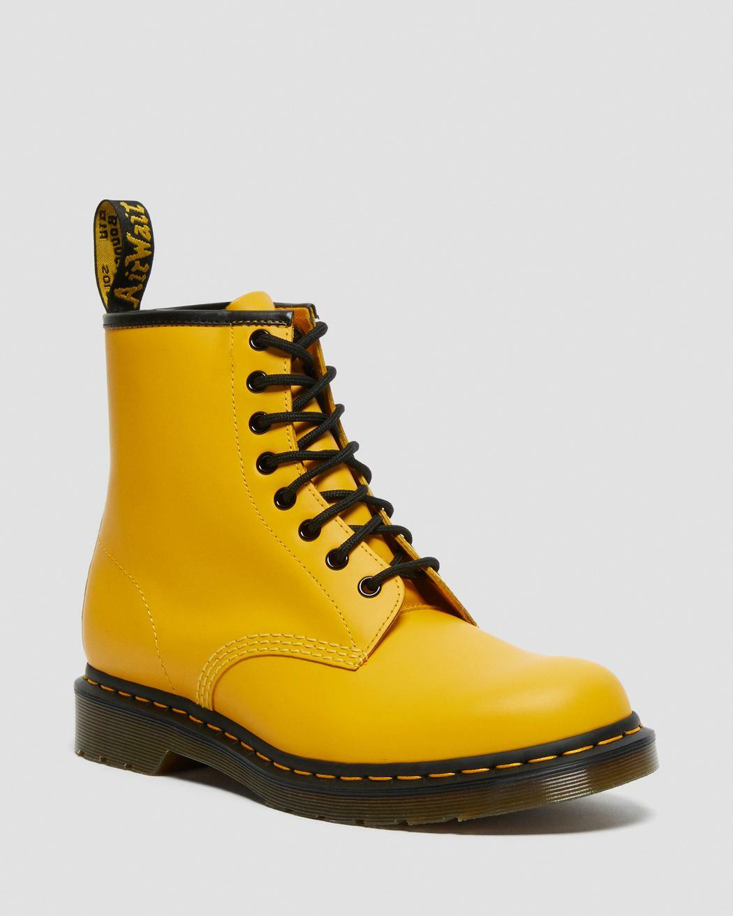 Dr. Martens Men's 1460 Yellow Smooth 