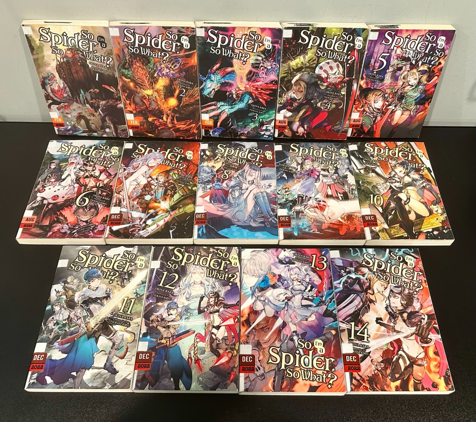 So I'm a Spider, So What? Volumes 114 by Okina Baba (Yen Press Manga