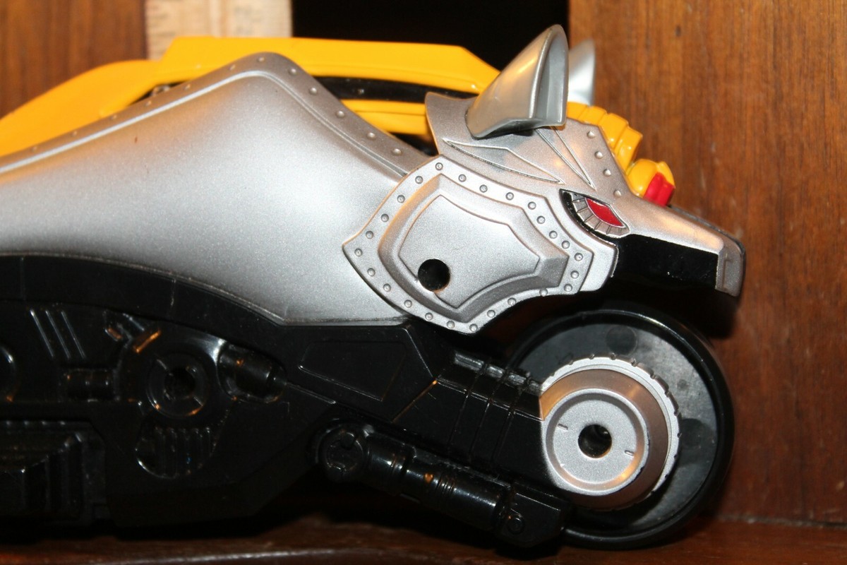 Power Rangers Jungle Fury Yellow Battle Bike Bandai 2008