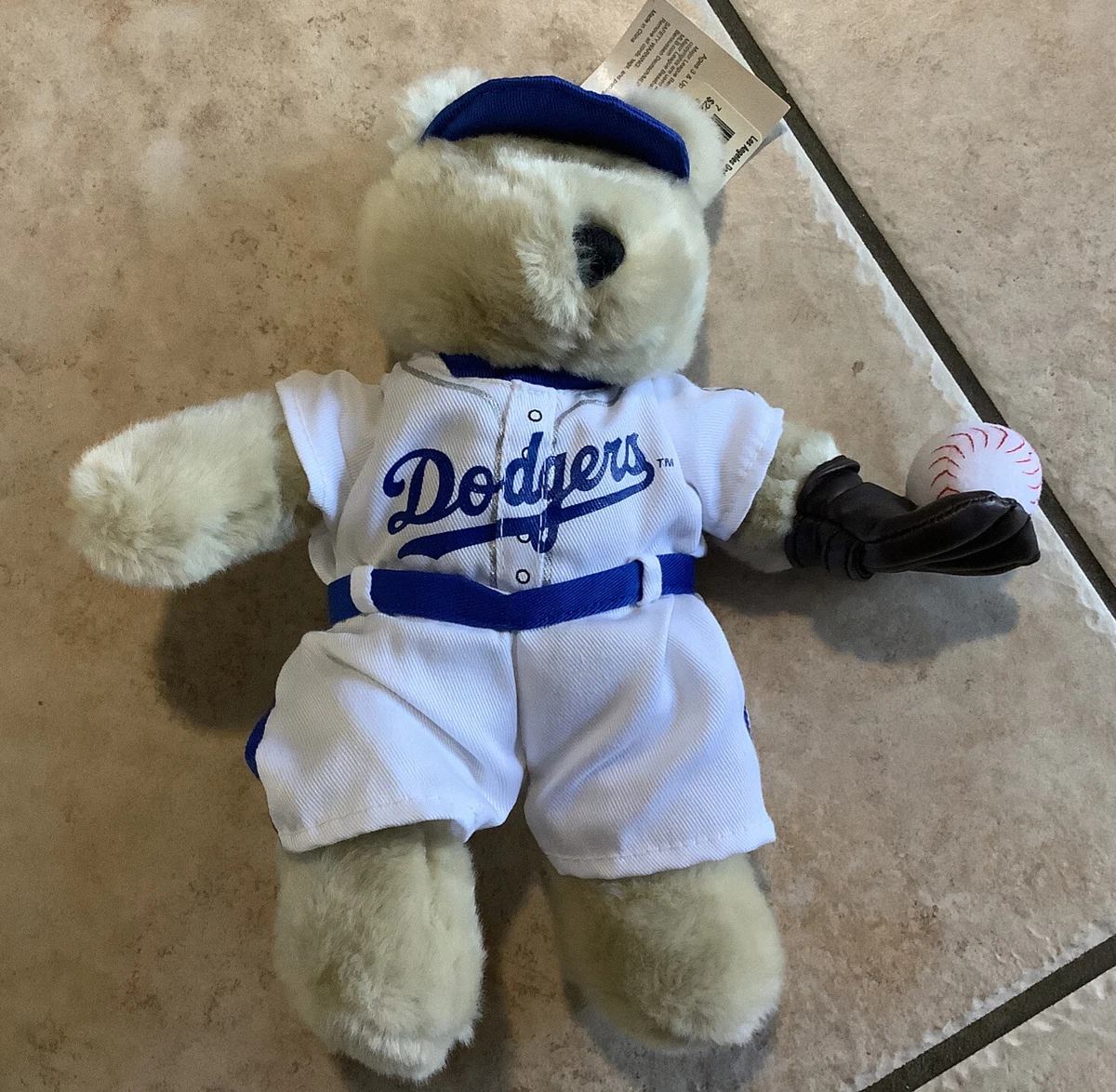 Vintage 1st Edition MLB Los Angeles DODGERS BEAR Plush Official