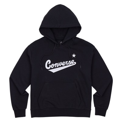 Sweatshirts Damen Converse Scripted Logo Fleece Hoodie 10022011A01
