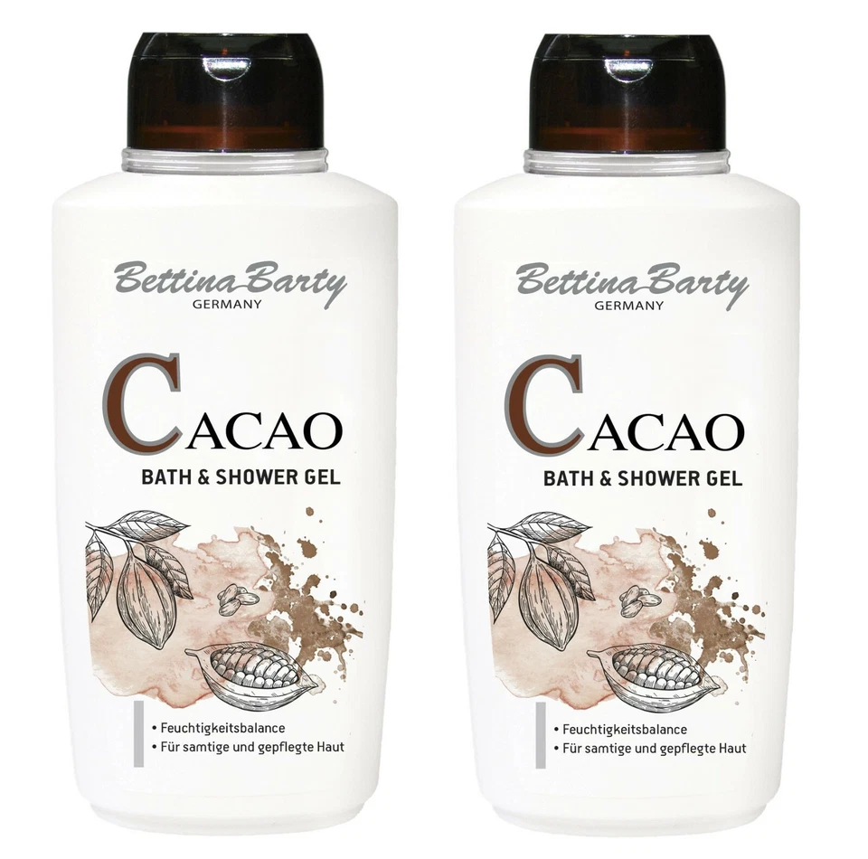 Bettina Barty CACAO / Chocolat Bath Showergel 2 x 500 ml OVP