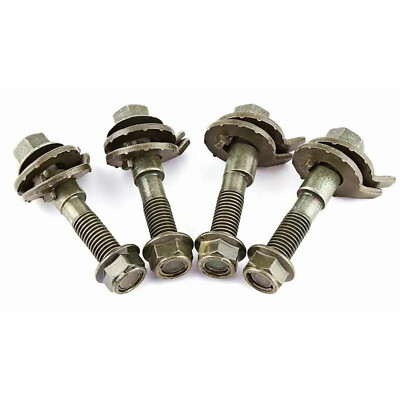 FRONT LEFT & RIGHT CAMBER ALIGNMENT 14MM ADJUSTABLE CAM BOLTS KIT ( 4 bolts)