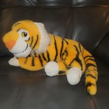 Vintage 1992 Disney Mattel Aladdin Rajah 14  Plush Toy Stuffed Animal Tiger Cat