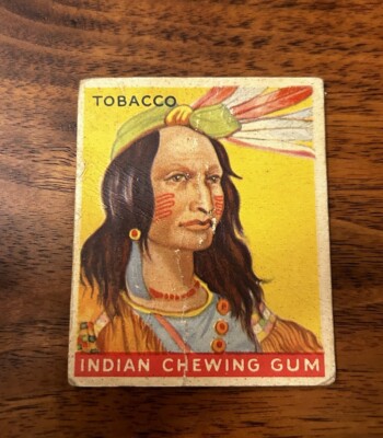 1933 Goudey Indian Chewing Gum TOBACCO #123 Series Of 192