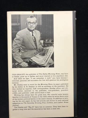 Diaper Days of Dallas by Ted Dealey Hardback Dust Jacket Excellent Condition - Picture 2 of 7