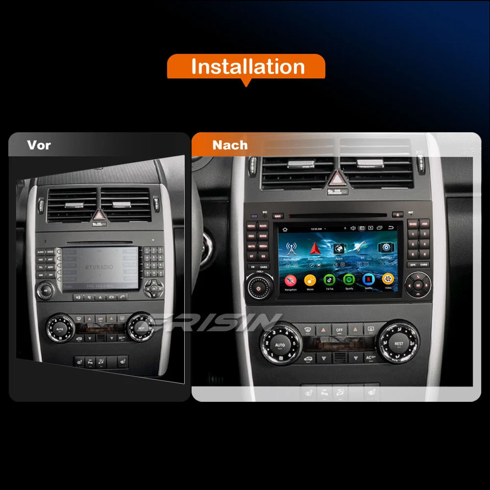 Android 14 Autoradio GPS CD Carplay Mercedes A/B Klasse W169 W245 Sprinter Viano - Bild 2 von 4