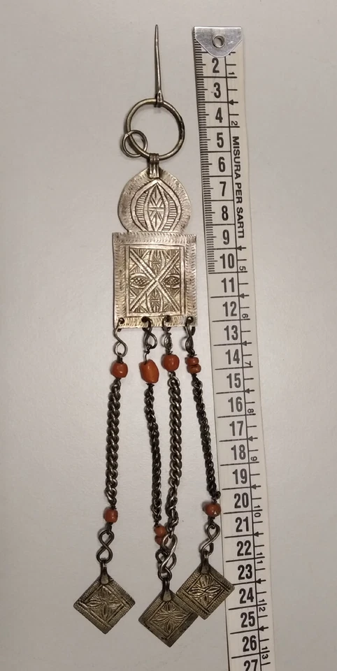 Spilla ornamento antico Berbero antique Gates of Paradise KABYLE Berber fibula - Immagine 3 di 3