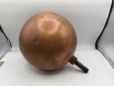 VINTAGE COPPER FLOAT BALL WITH THREADED PIPE "UNBRANDED"