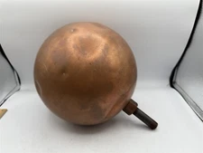 VINTAGE COPPER FLOAT BALL WITH THREADED PIPE "UNBRANDED"