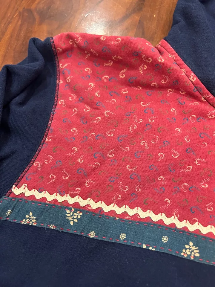 Sudadera con capucha Visvim Patchwork Indian Sante Fe/Suroeste, XXL, talla 5, comprada en Los Ángeles Foto 3 de 4