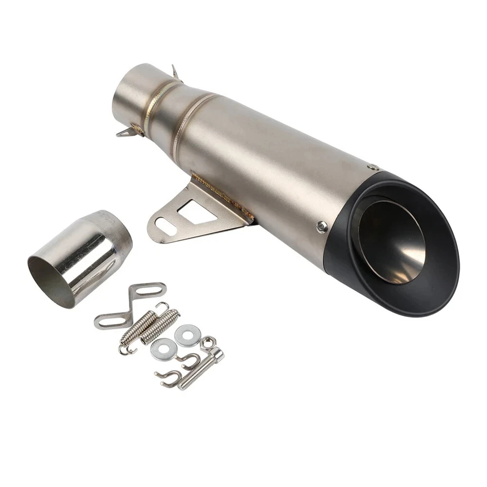 51mm Universal Motorcycle Exhaust Pipe For Yamaha R6 R15 R3 MT07 Tmax155 GSX250 — 第 4/4 张图片