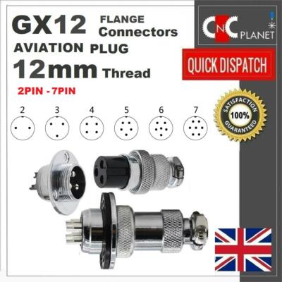 100 Set GX16 Butt Joint Aviation 2 3 4 5 6 7 8 9 P Pin Connector K Spina Di In - Foto 6