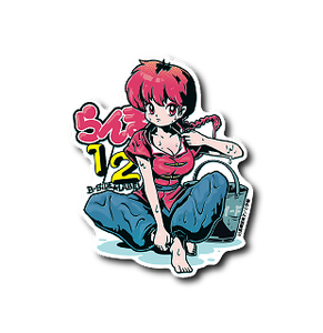 B Side Label Sticker Emblem Ranma 1 2 Ranma From Jp Limited Seal Anime New Ebay