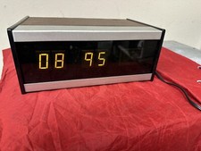 ESE ES-166A 6-digit 1 Inch Amber Remote Time Code Reader In Desk Top Enclosure