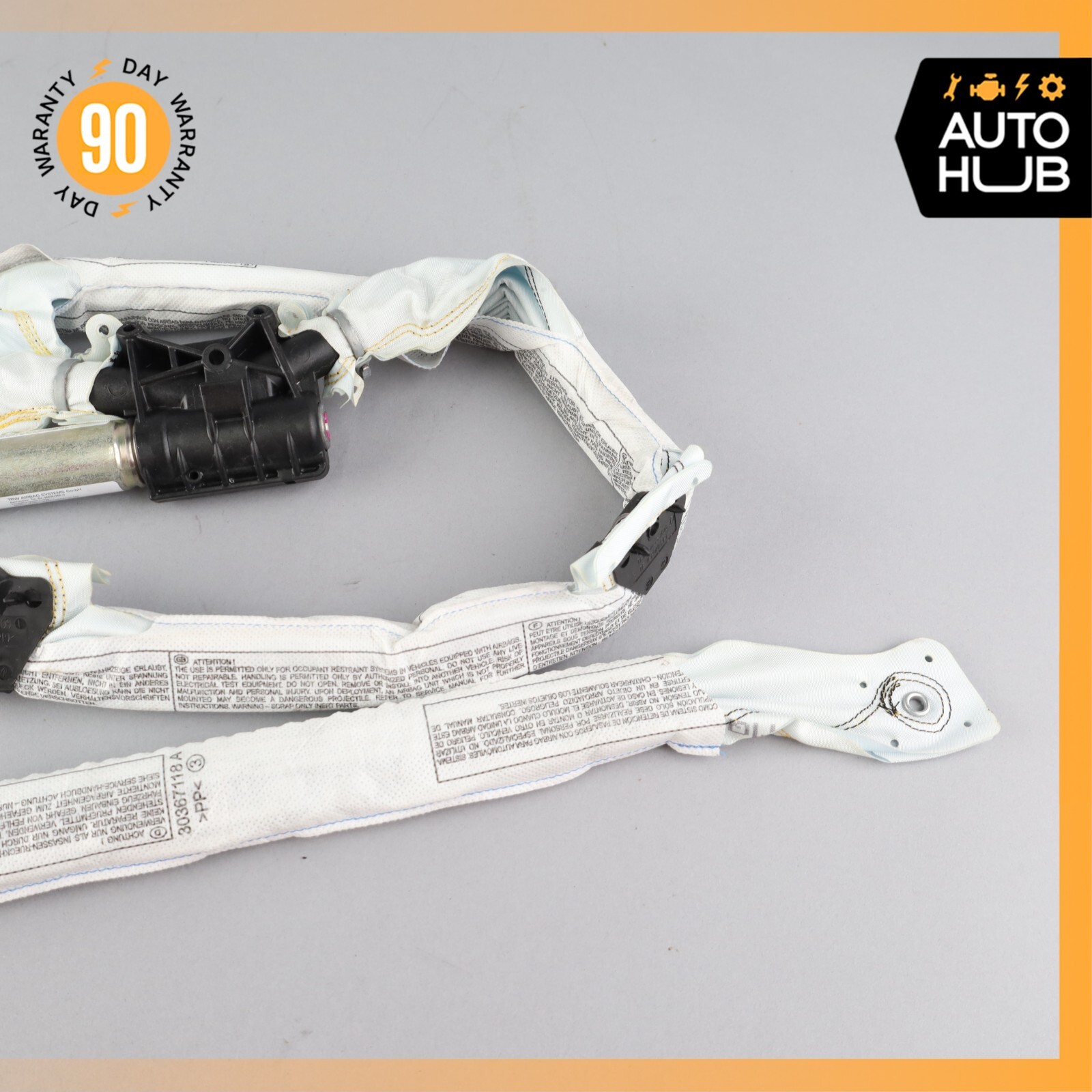 06-13 Bentley Continental Flying Spur Roof Curtain Air Bag Right Side OEM