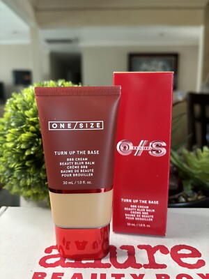 One Size~ Turn up The Base BBB Cream Beauty Blur Balm ~ Medium 3 ~ NIB. 30 Ml.