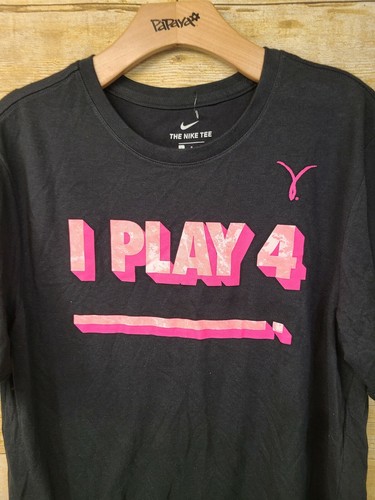 Puma Womens Shirt SS Pink Breast Cancer Awareness Top Sz L #b28 - Picture 3 of 6