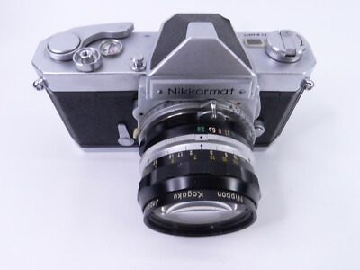 Nikon Nikkormat FT Camera w/ Nikon Nikkor-H Auto 28mm f/3.5 lens