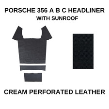 Perforierter Schwarzer Dachhimmel Für Porsche 356 A B C mit Schiebedach