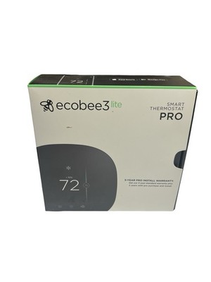 ecobee3 Lite Smart Thermostat - Black (EB-STATE3LT-01) New Open Box