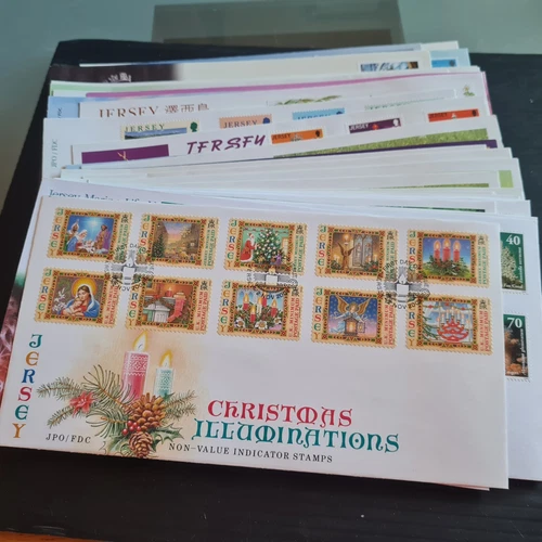 JERSEY 2001 TO 2004 57  FIRST DAY COVERS