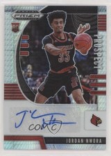 2020-21 Panini Prizm Draft Picks Prospect Hyper Jordan Nwora #PA-JN Auto 2r7