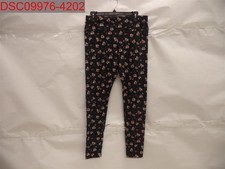 Wild Fable Women's Black Floral High-Waisted Classic Leggings, XL 195995434470