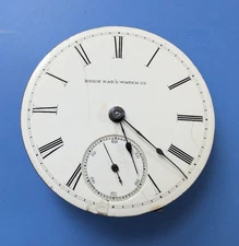 VINTAGE 18 SIZE ELGIN GRADE 10 POCKET WATCH MOVEMENT RUNNING
