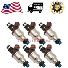Set of 6 Fuel Injectors For 1989-1995 4Runner Pickup 3VZE 3.0L V6 23250-65020 US