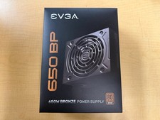 EVGA 650 BP 80 BRONZE 650W Power Supply - 100-BP-0650-K1