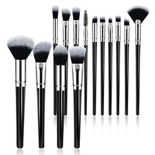 Makeup Brush Set, Premium Synthetic 14 Pcs Makeup Brushes, Travel Makeup Brus...