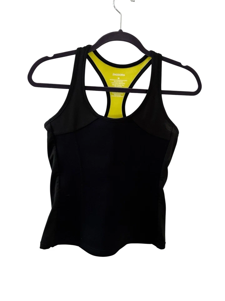 ZAGGORA Hot Tank Top Racerback Neoprene Celu-Lite Technology Womens size Med - Image 3 of 4