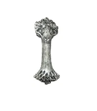 Silver Tone Metal Mezuzah TREE OF LIFE Style NEW 4.5"